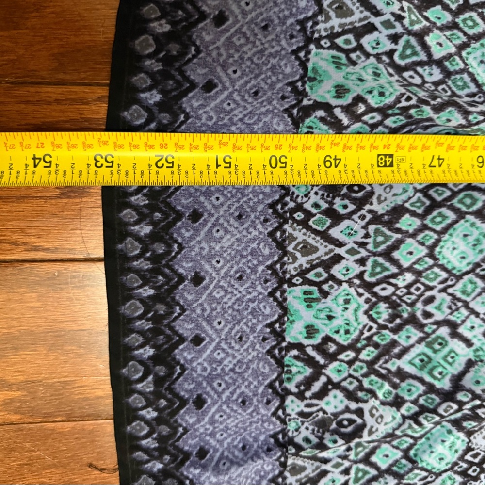 Joie Teal and Black Patterned Dress - Picture 7 of 7